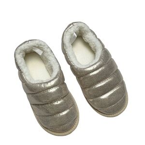 Old Navy kids Gold Slippers